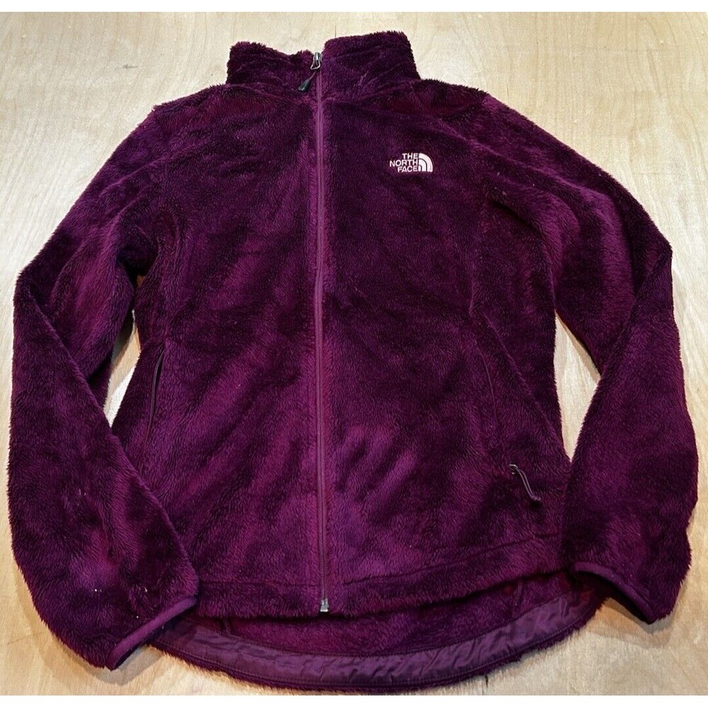The North Face Osito Fuzzy Fleece Jacket Women's Full Zip Purple